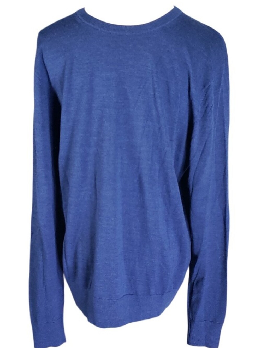Uniqlo Mens Colbalt Blue Wool Crewneck Sweater Classic Preppy Iconic M Quiet Lux